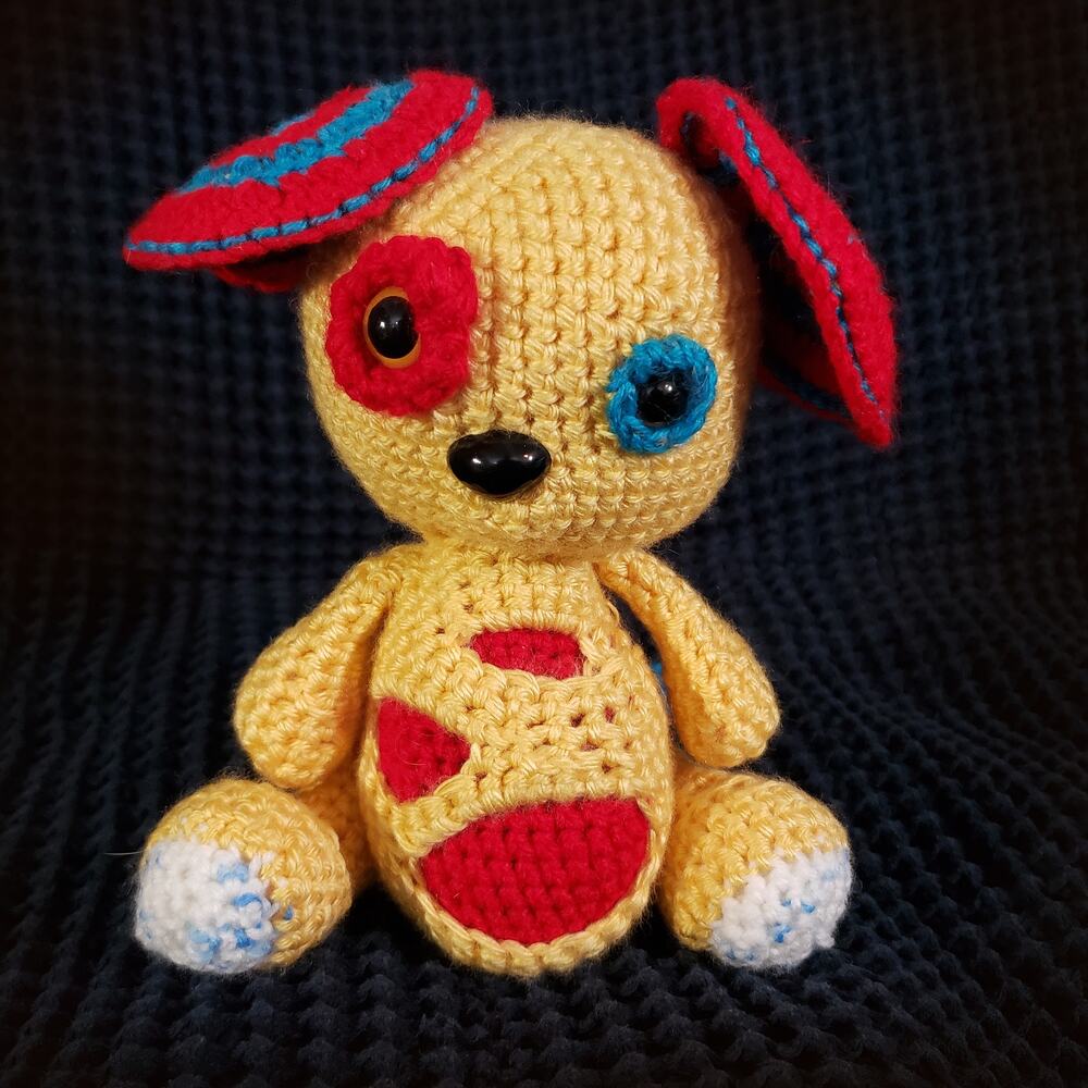 Handcrafted Crocheted Zombie Mouse